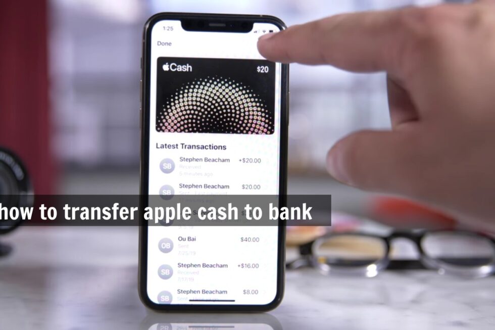 how to transfer apple cash to bank